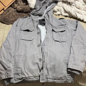 Hurley Gray Hooded Jacket